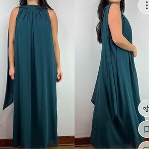 Banana Republic Teal Maxi Dress